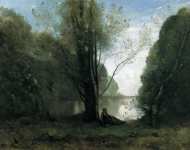 Corot Jean-Baptiste-Camille - Одиночество Воспоминание о Виген Лимузен