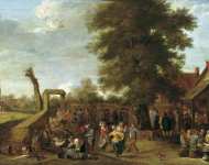 Teniers II David - Деревенский праздник