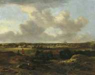 Vermeer van Haarlem II Jan - Вид Харлема с дюн