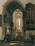 Witte Emanuel de - Интерьер готической церкви