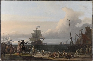 Голландские корабли на рейде Текселе