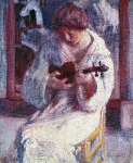 Женщина с скрипкой
