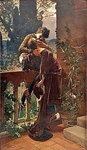 Ромео и Джульетта на балконе