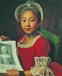 Portrait of Kalmyk Girl Annushka