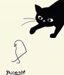 Кот, крадущийся за «птичкой»