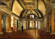 Вид Аполлонова зала в Зимнем дворце