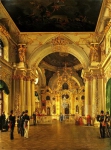 Внутренний вид Большой церкви Зимнего дворца