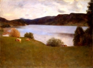 Пейзаж с озером