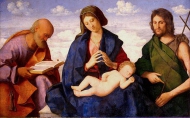 Мадонна с младенцем, Иоанном Крестителем и апостолом Петром
