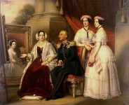 Групповой портрет семьи герцога Йозефа Саксен-Алтенбургского