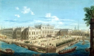 Вид на Летний дворец императрицы Елизаветы Петровны