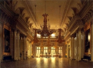 Виды залов Зимнего дворца. Фельдмаршальский зал