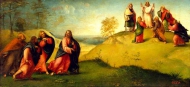 Христос, ведущий апостолов на гору Фавор