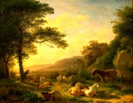 Пейзаж со стадом