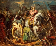 Смерть Гастона де Фуа в битве при Равенне 11 апреля 1512 года