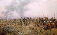 После битвы. Эмир Махмуд приговорил пленника к Герберту Китченеру, Атбаре, 8 апреля 1898 года