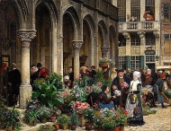 Цветочный рынок в Брабанте