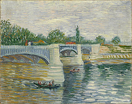 Сена с мостом