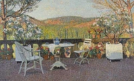L’heure du thé sur la terrasse de Marquayrol
