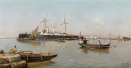 Вид на порт Малага