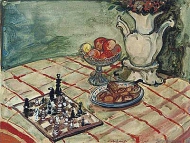 Натюрморт с шахматной доской